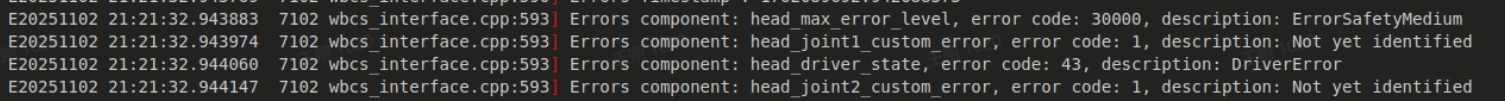 Joint Initialization Failed